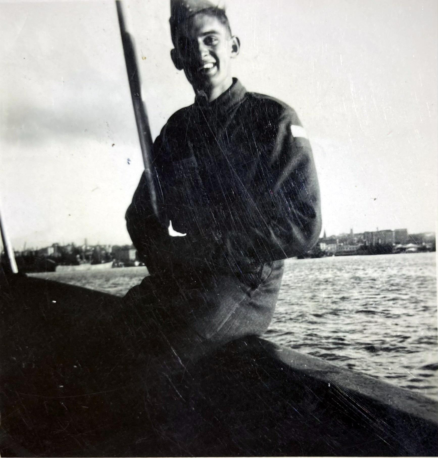 On Devonport ferry before the war