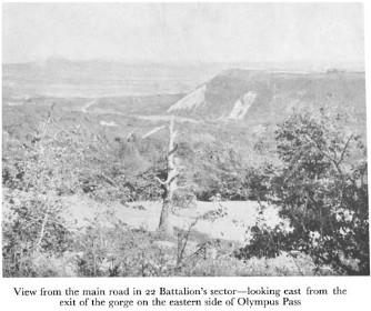 Black and white photograph of landforms