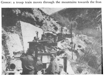 Black and white photograph of a train