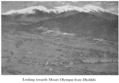 Black and white photograph of landforms