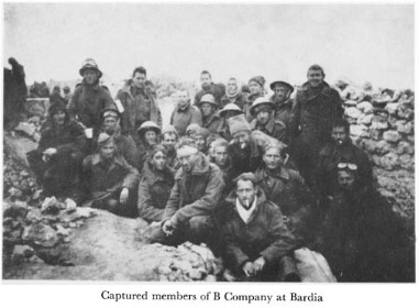 Black and white photograph of soldiers