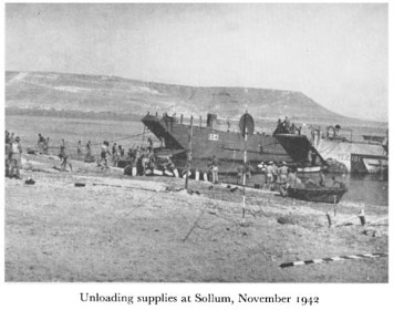 Black and white photograph of ships