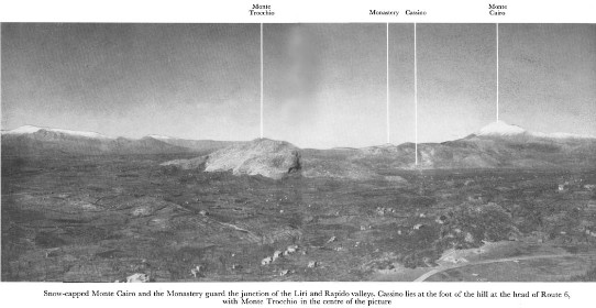 Black and white photograph of landforms
