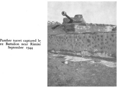 Black and white photograph of a tank