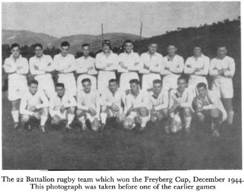 Black and white photograph of a sports team