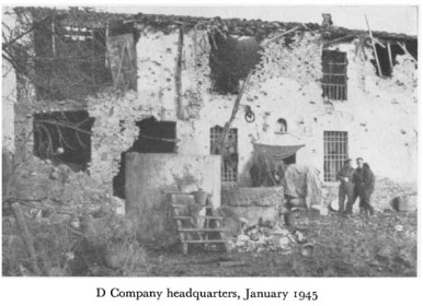 Black and white photograph of a house