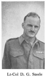 Black and white photograph of an army officer